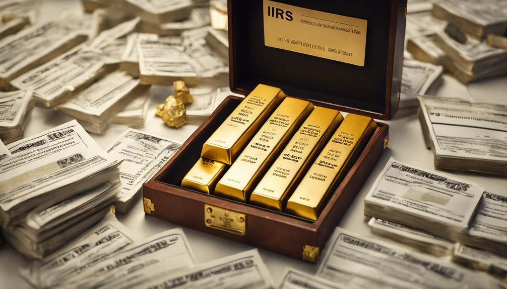 irs rules gold storage