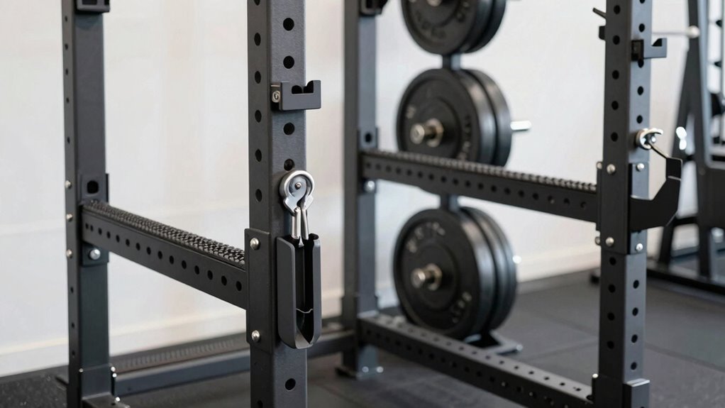 adjustable safety features ensure safe lifting