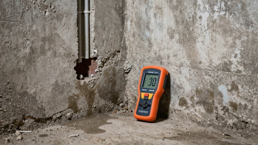 assess drainage and seal cracks