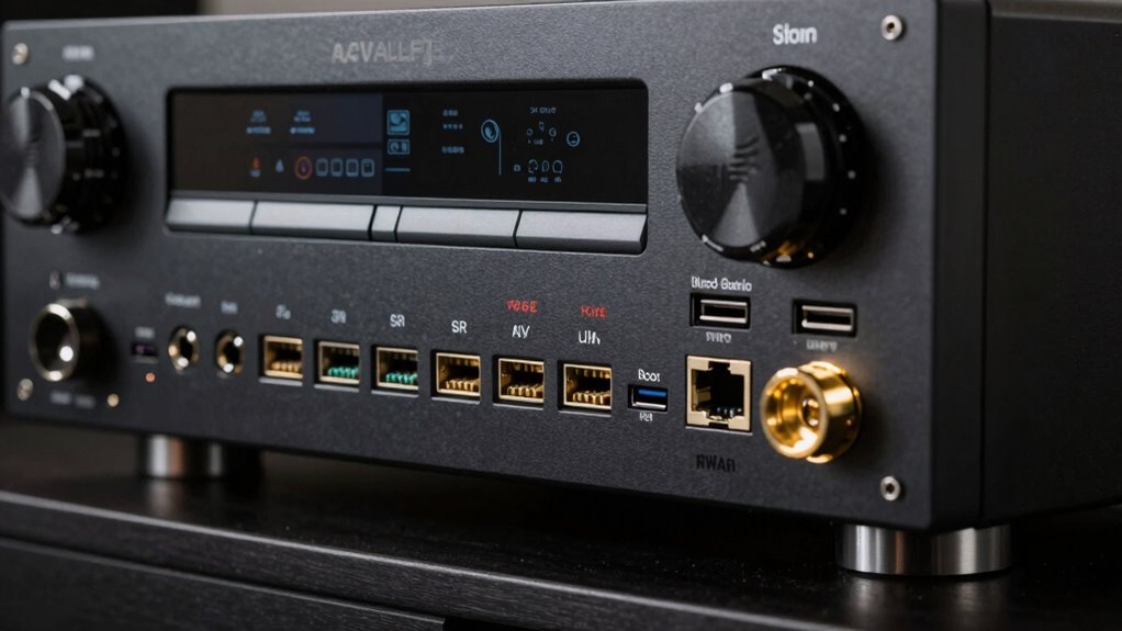 av receiver ports and calibration