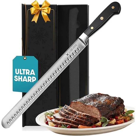 12 Brisket Slicing Knife with Ergonomic Handle