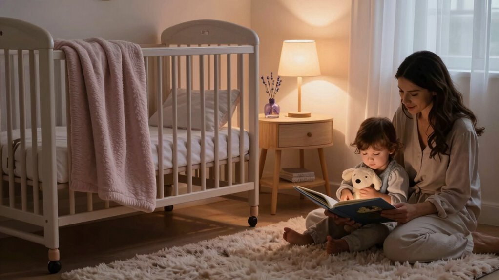 calm cozy bedtime environment