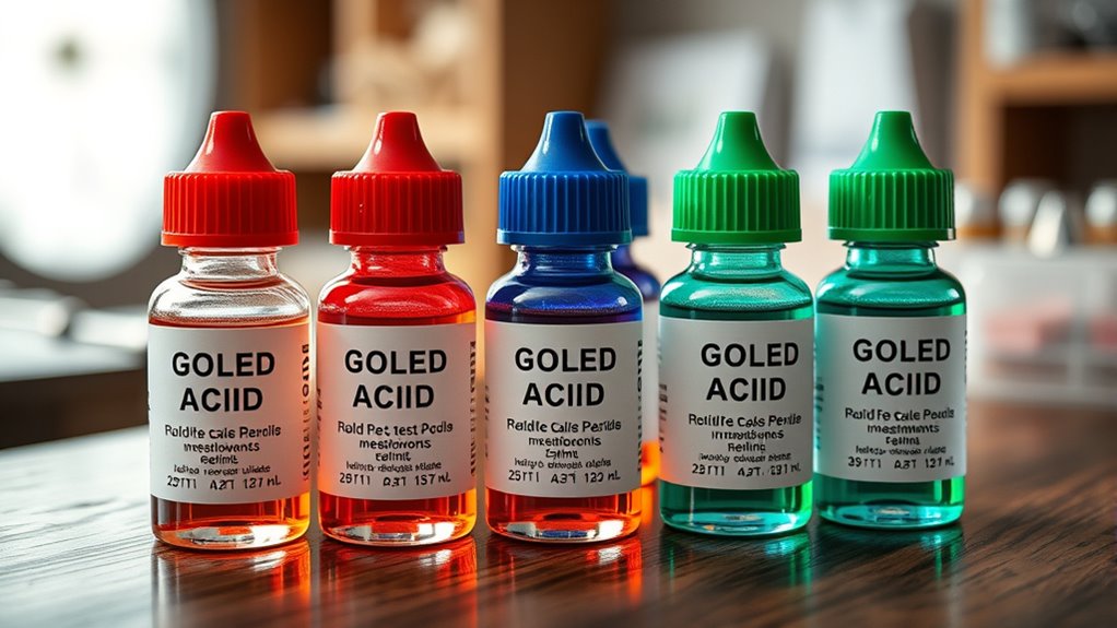 choose compatible pure acids