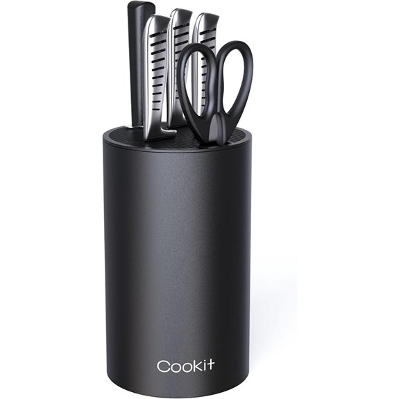 Cookit Round Knife Block with Detachable Holder