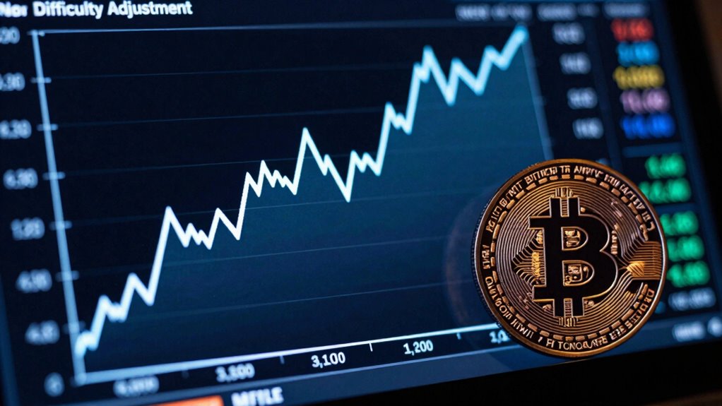 difficulty adjustment ensures security