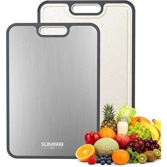Titanium Double-Sided Food Grade Kitchen Cutting Board