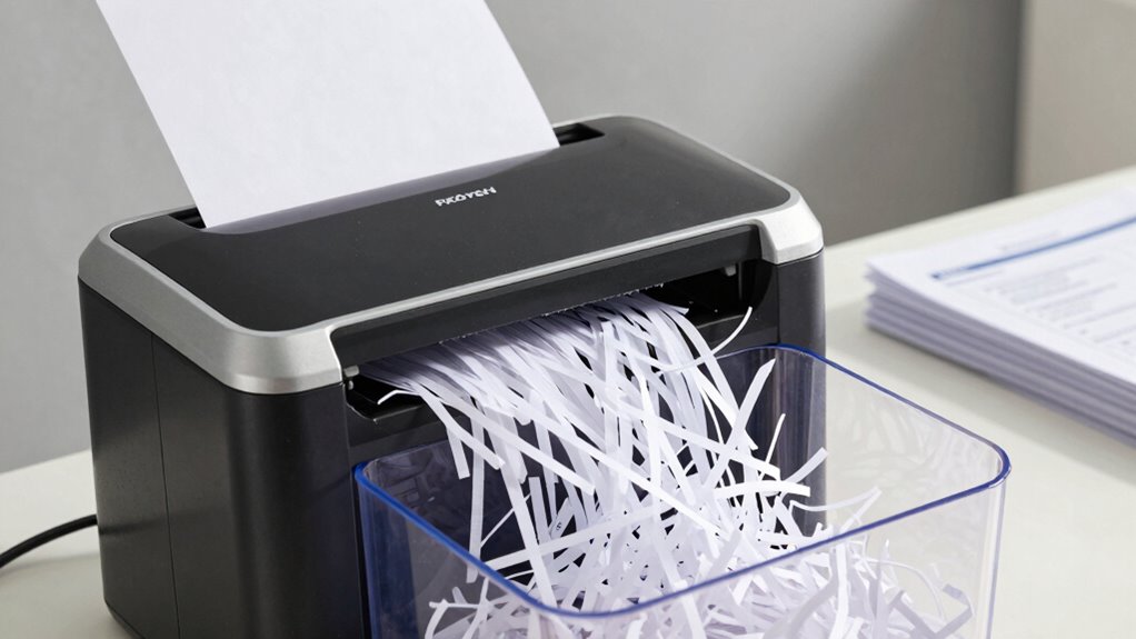 efficient sensitive paper destruction