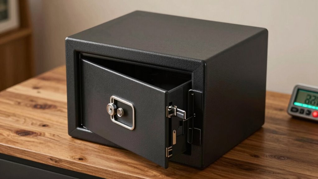 evaluating portable fire safes