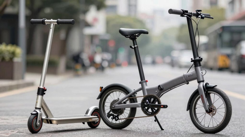 folding vs full size scooters