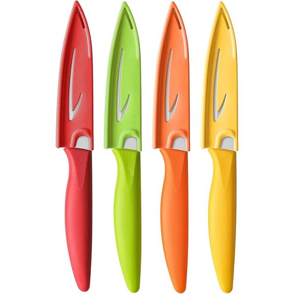 4-Pack 4-Inch German Steel Paring Knives