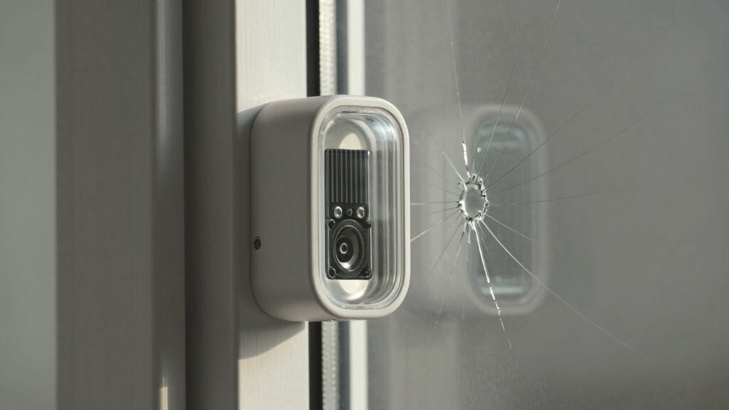 glass break sensor limitations