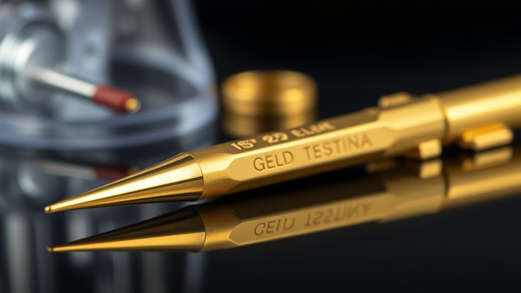 gold testing needle considerations