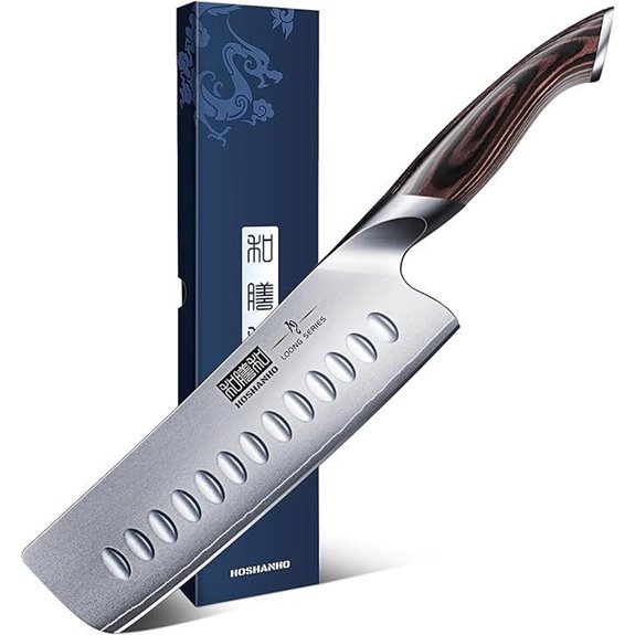 HOSHANHO 7 Nakiri Knife Japanese Chef Kitchen Tool