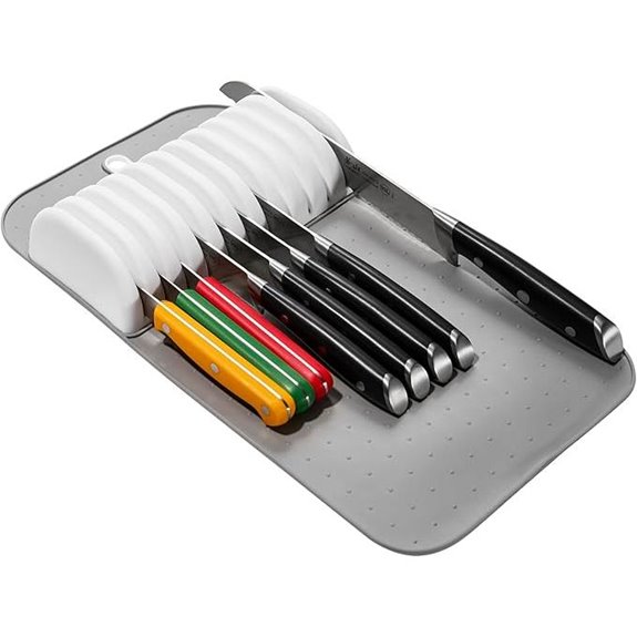 madesmart Large Knife Mat for Drawer Storage