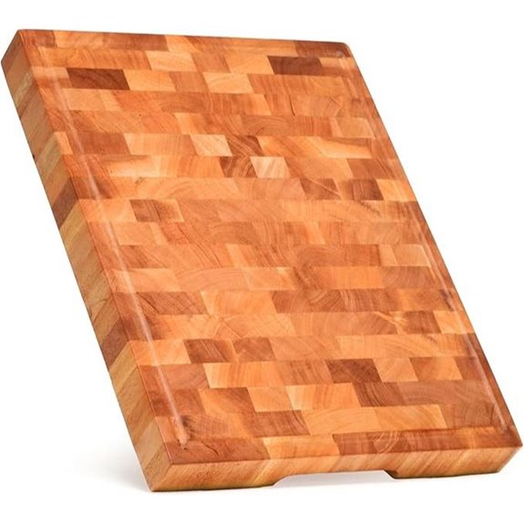 SHUMARU Mahogany Cutting Board with Juice Groove