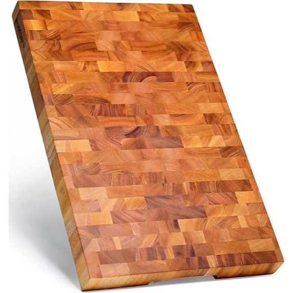 SHUMARU Mahogany End-Grain Cutting Board 20x13