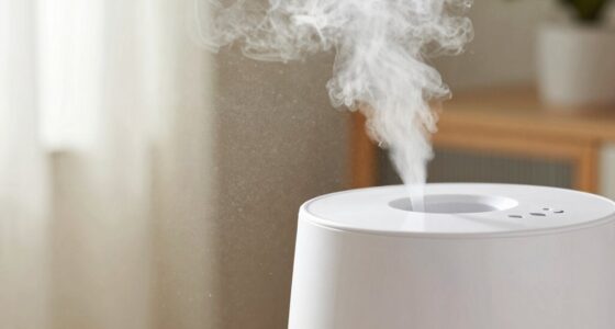 mineral dust from humidifiers