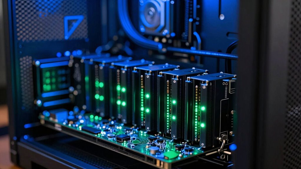 monitoring hashrate and network technology