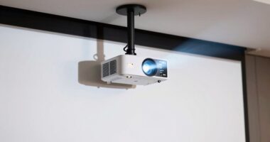 optimize projection distance brightness