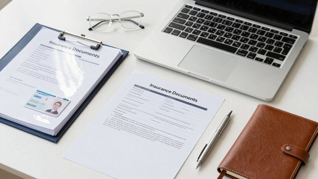 organize documents for claims