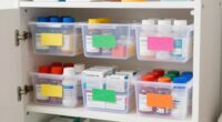 organized medication storage system