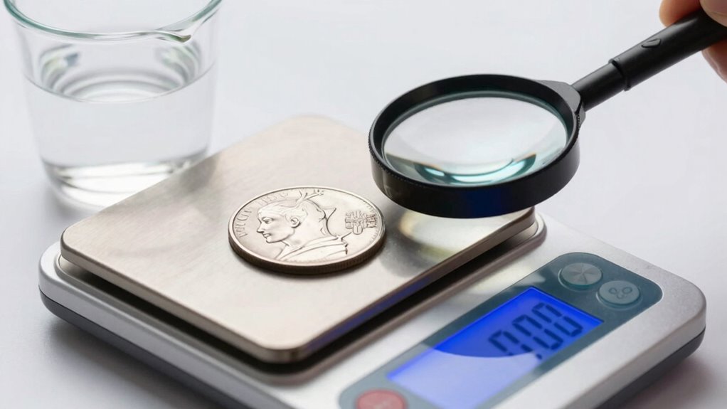 precise coin weighing methods
