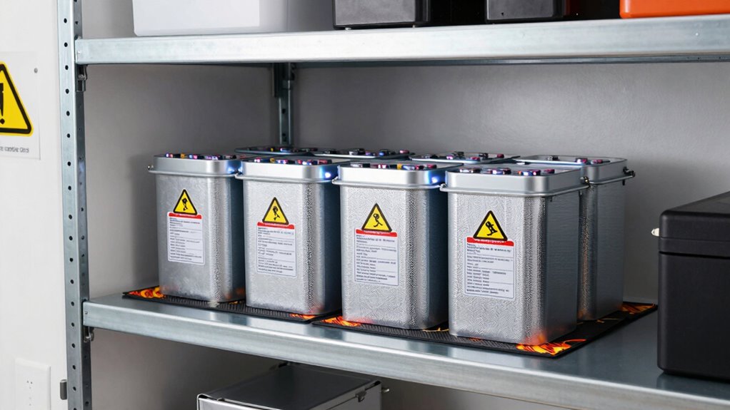 proper lithium battery storage