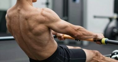 proper rowing back form