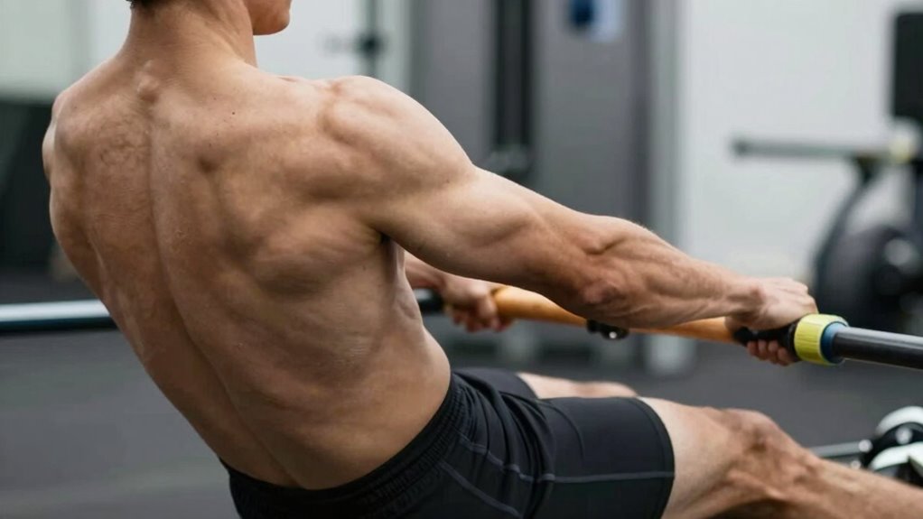 proper rowing back form