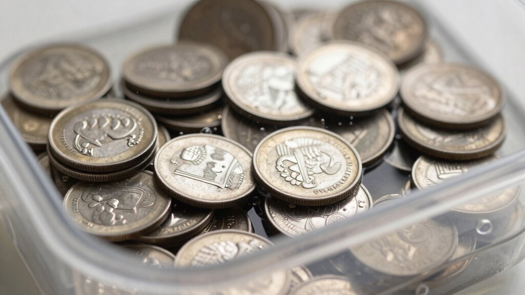 proper ultrasonic coin cleaning