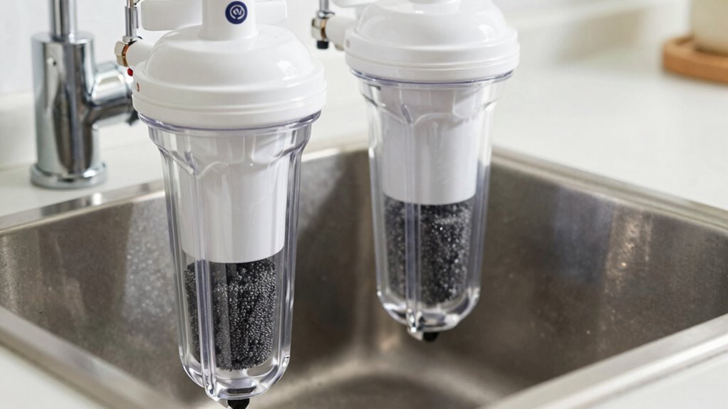 replacing under sink cartridges regularly