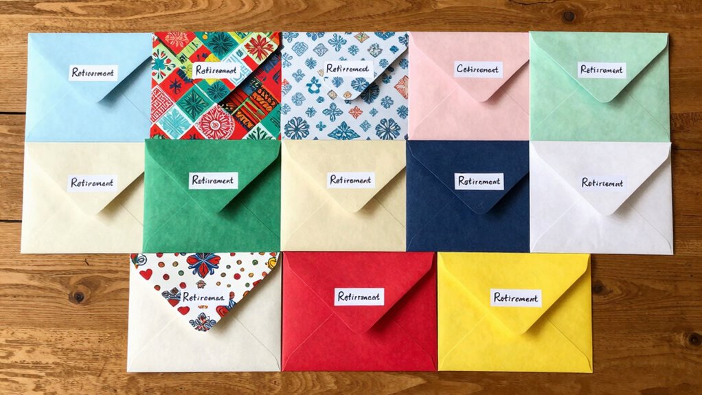 retirement savings envelope ideas