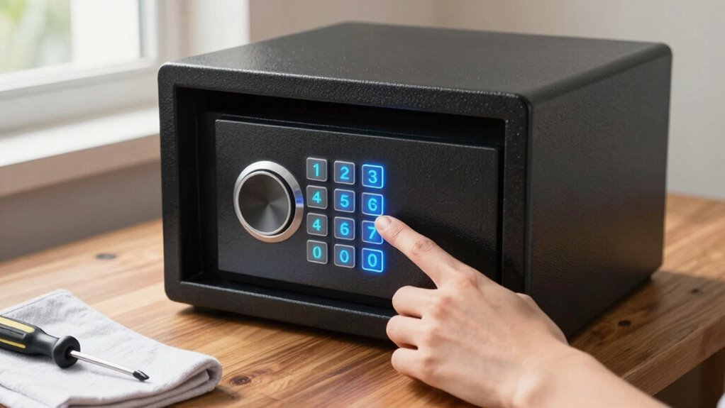 safe code reset instructions