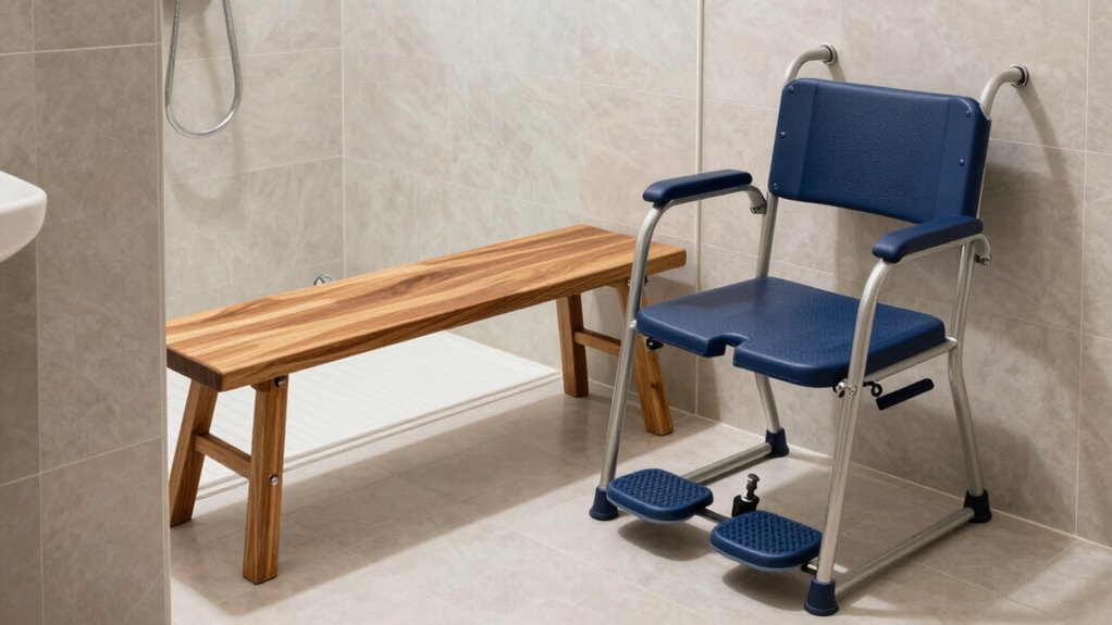 safe durable shower seating