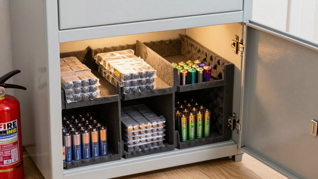 safe lithium battery storage