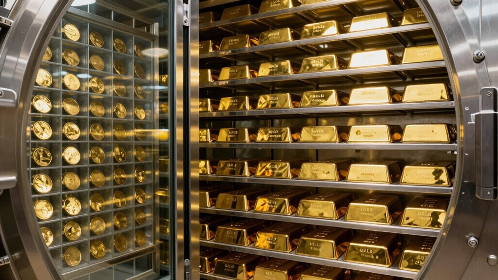 secure transparent gold storage