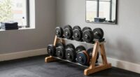 space saving adjustable dumbbells