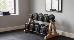 space saving adjustable dumbbells