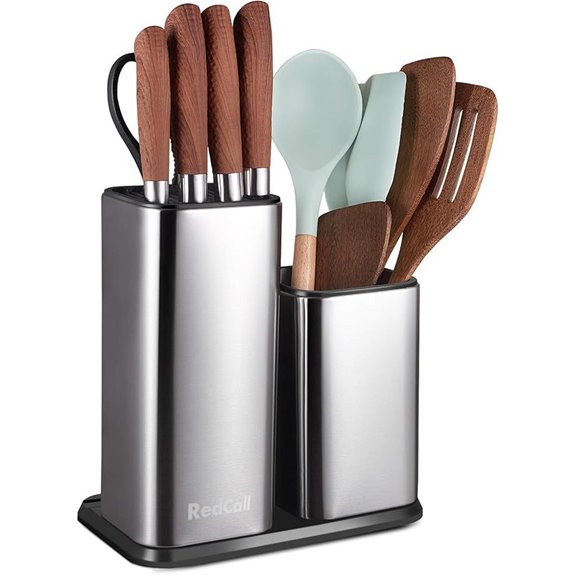 RedCall Stainless Steel Kitchen Knife Holder Organizer