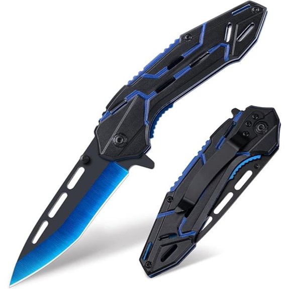 Cool Pocket Knife for Men with Stainless Steel Blade