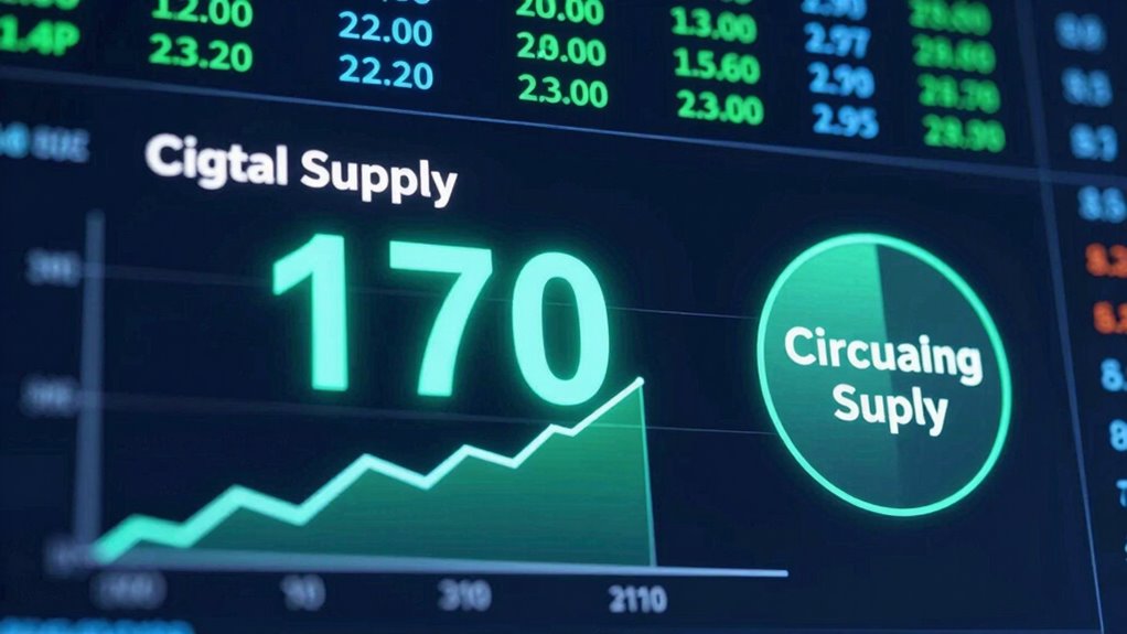 token supply vs circulation