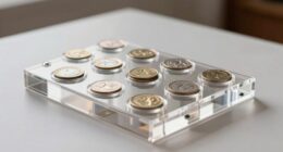 top acrylic coin displays