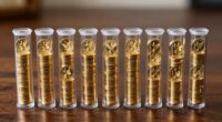 top gold eagle coin tubes