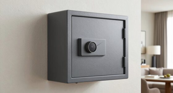 top hidden wall safes