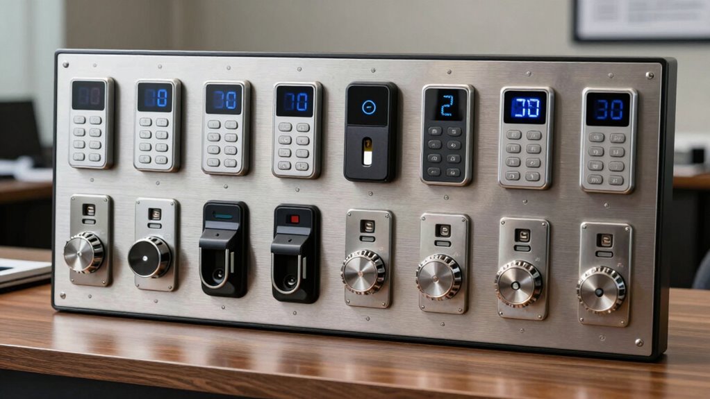 top key locking systems