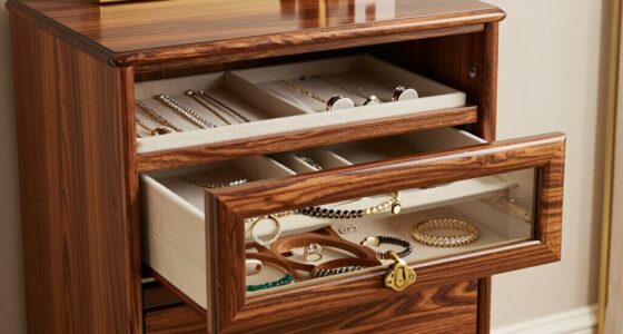 top lockable jewelry storage