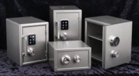 top small metal safes