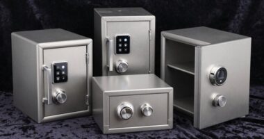 top small metal safes