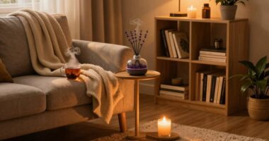 create a calming evening routine