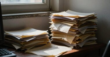 paper clutter increases security risk